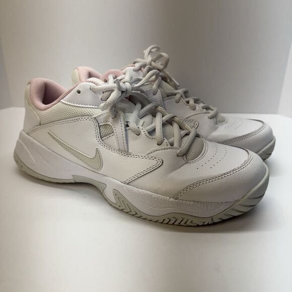 Nike Women's Court Lite 2 White Pink‎ Foam Tennis Shoes AR8838-104 - Picture 1 of 9